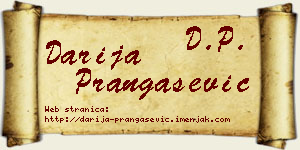 Darija Prangašević vizit kartica